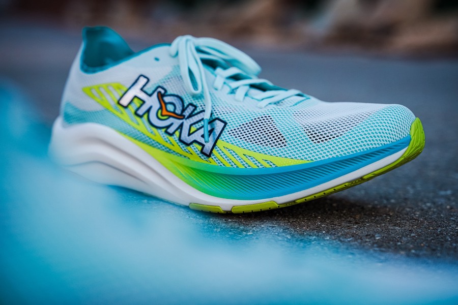 hoka cielo road - white shoe