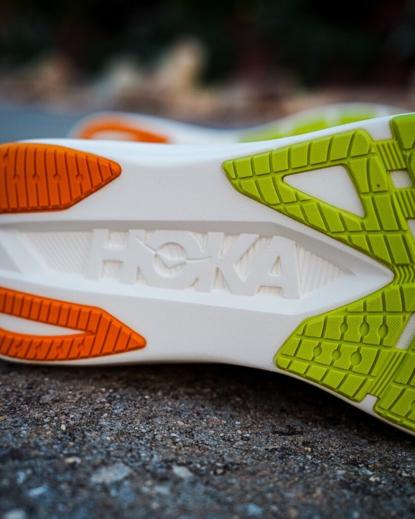 hoka cielo road - middle of outsole
