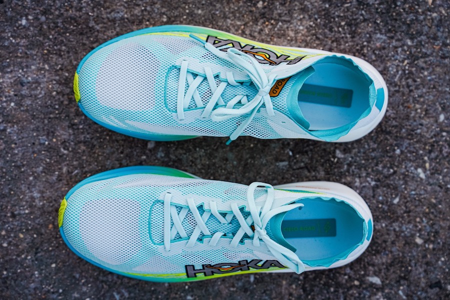 hoka cielo road - top down view