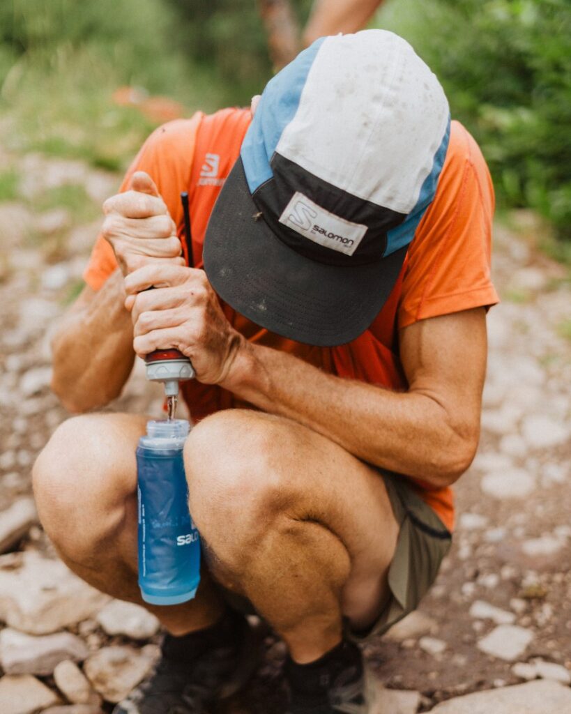filling water