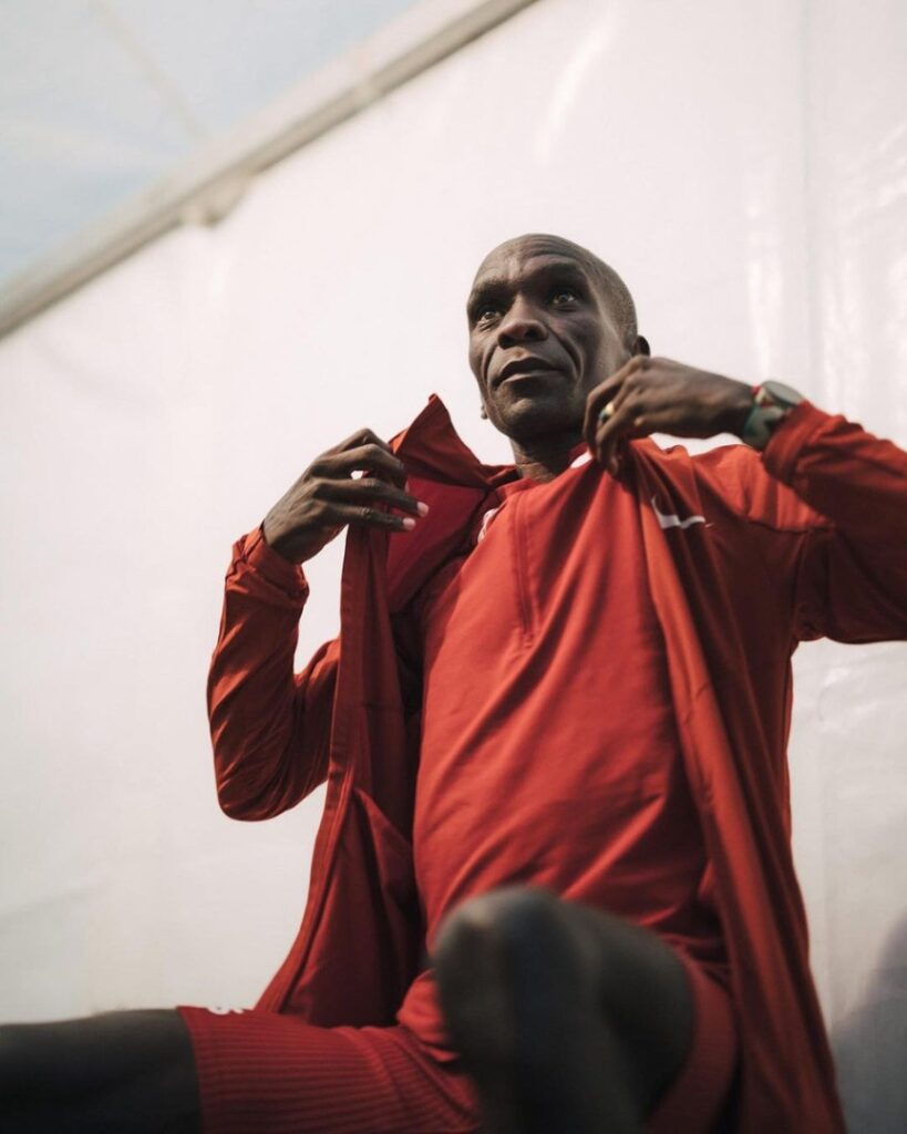 kipchoge berlin marathon - tent - credit nn running team