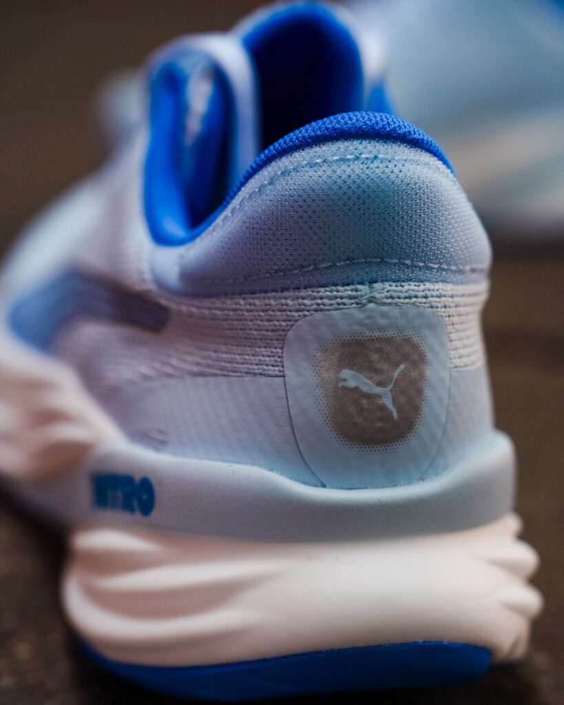 heel logo of puma shoe