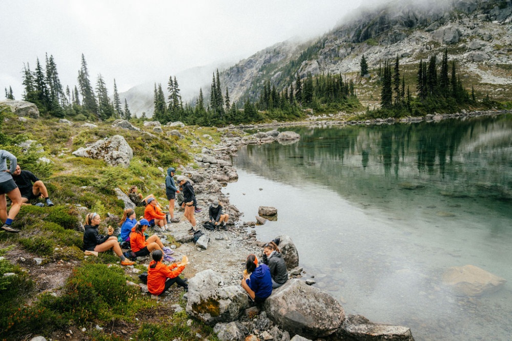 arcteryx event - break at the lake