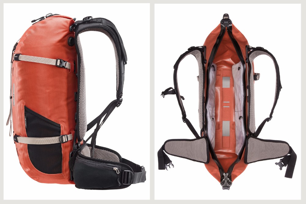 best packs for runners - ortlieb atrack orange