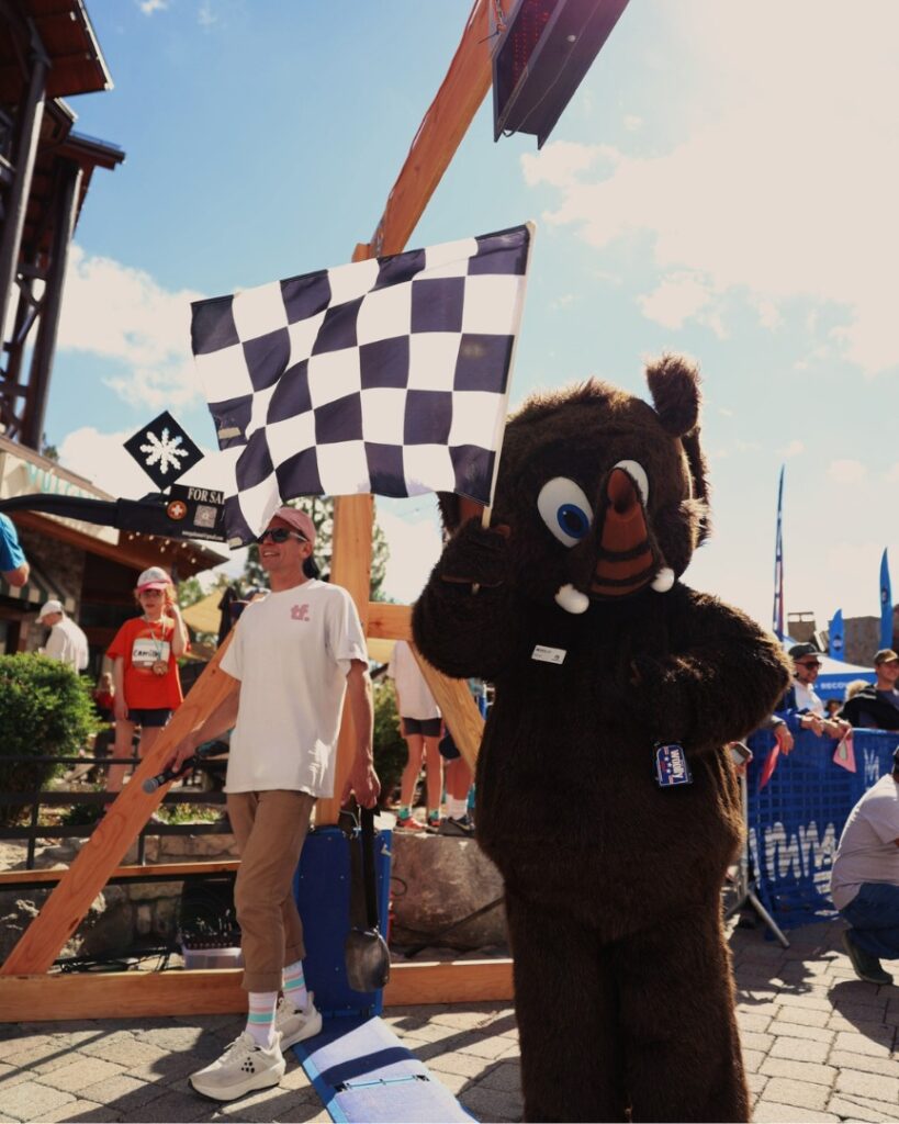 mammoth trailfest - tim and bear
