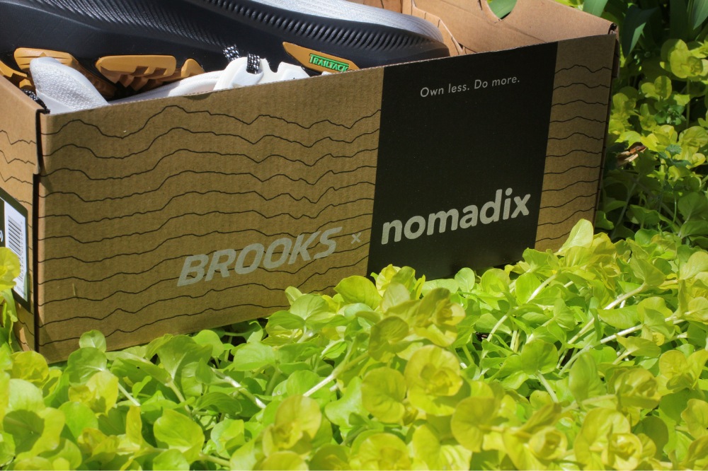 brooks x nomadix - box name
