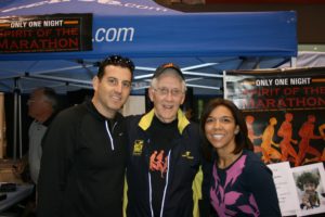 Me, Gerald Meyers, and Lori O'Connor from "Spirit of the Marathon"