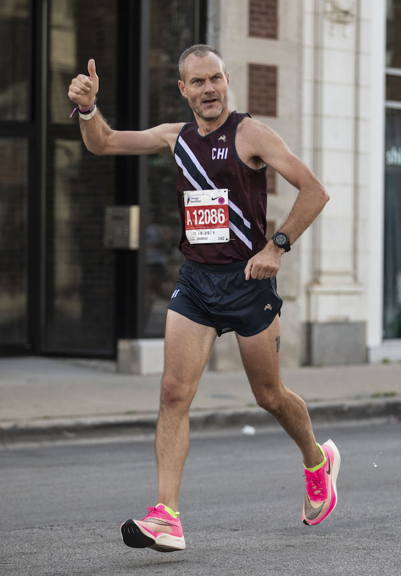 jeff dengate running chicago marathon