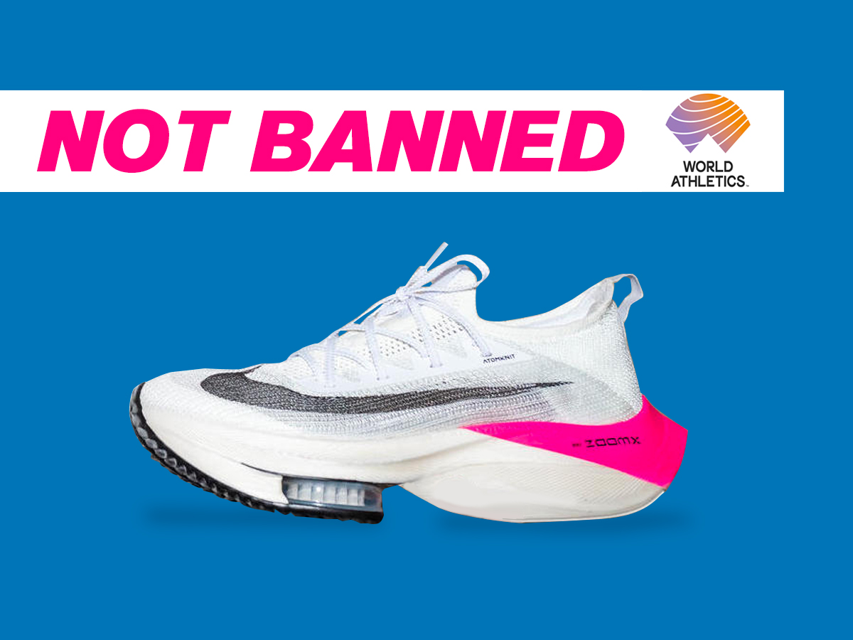 nike banned running shoes