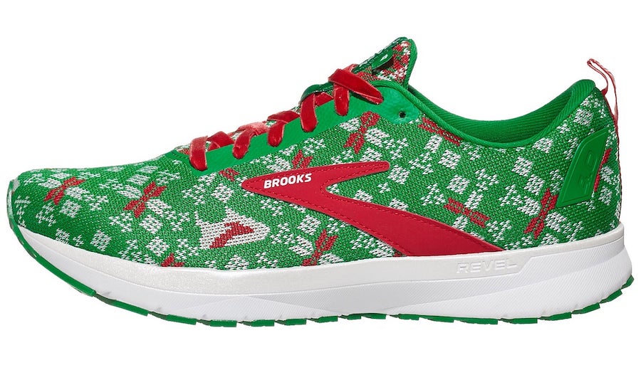 brooks ugly sweater shoes womens