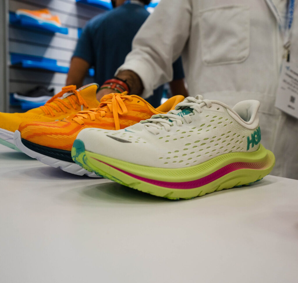 hoka shoes at the running event