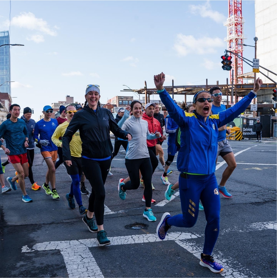 Boston Marathon 2022 Group Run with Asics