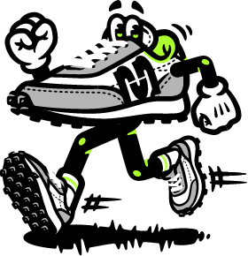 The Weekly Drop Email Signup Running Shoe Illustration