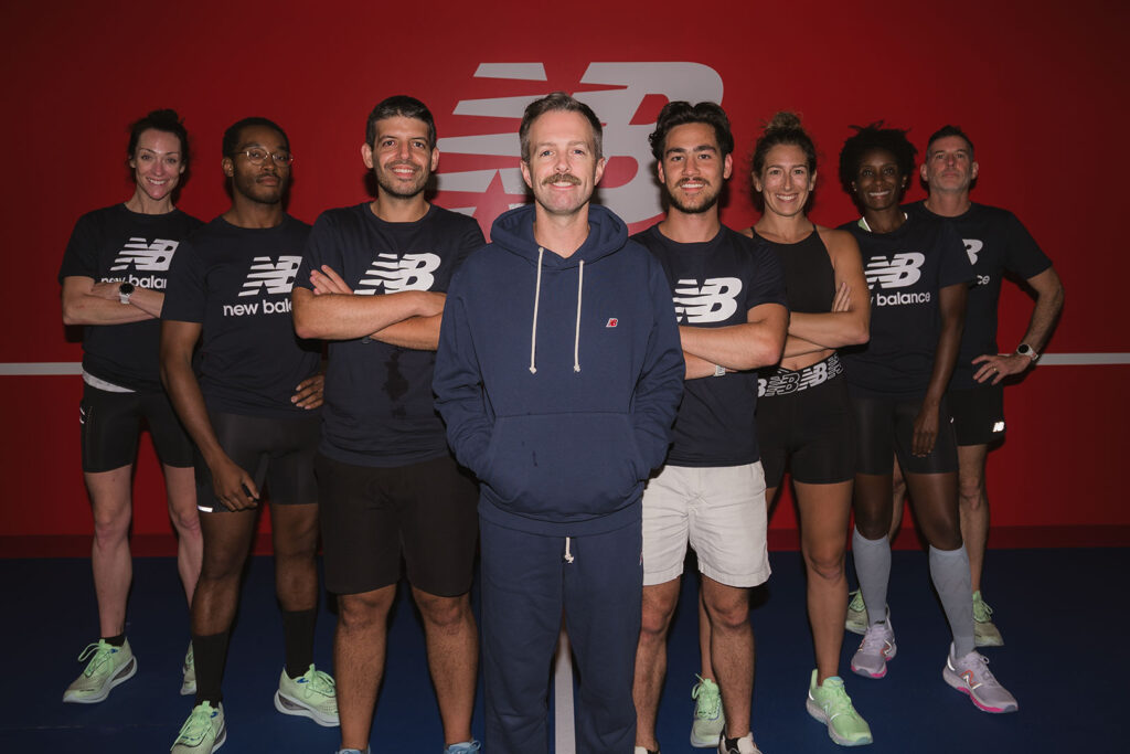 The Train to NYC Team at the Track at New Balance