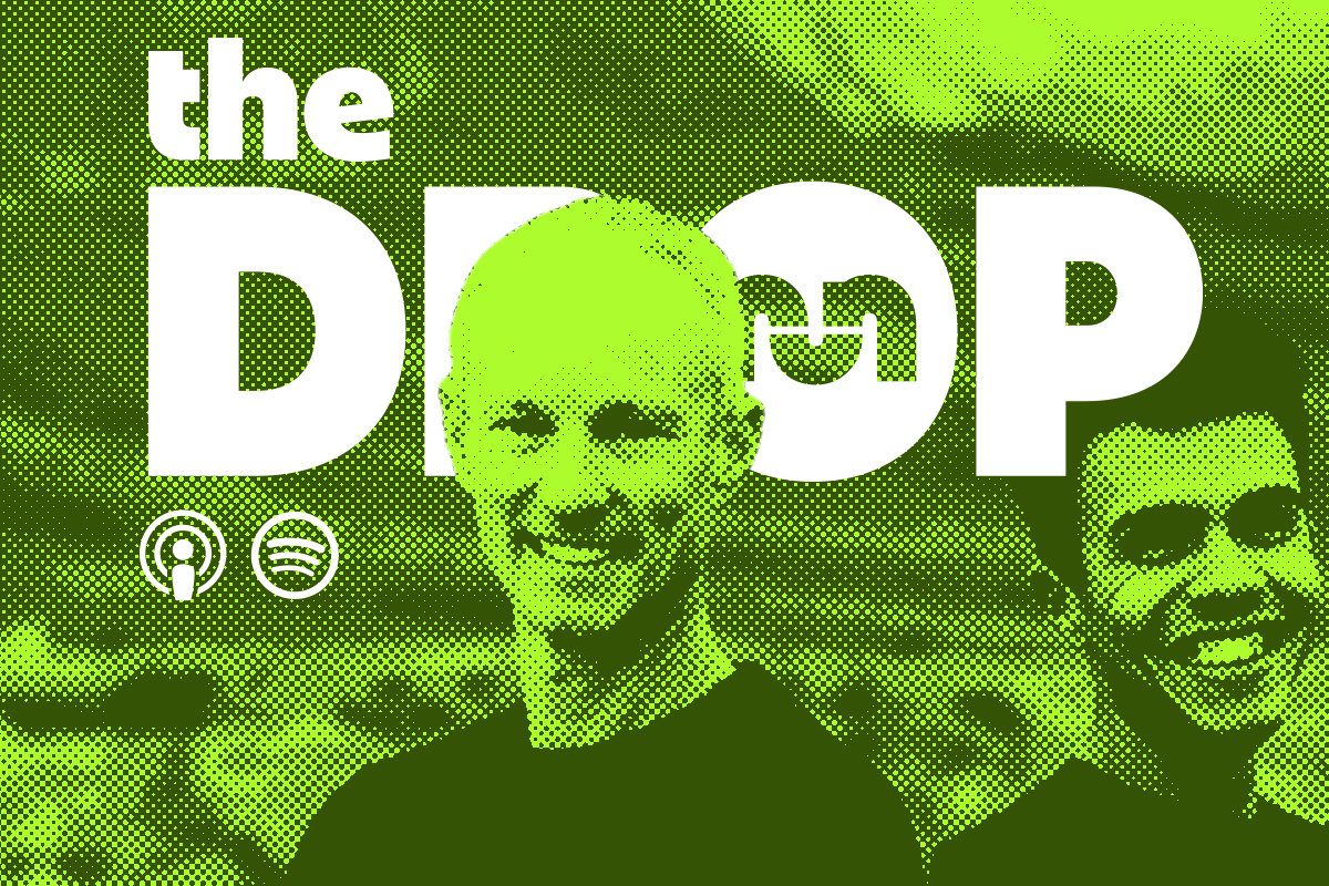 cover image of the drop podcast e135 featuring coach andrew kastor