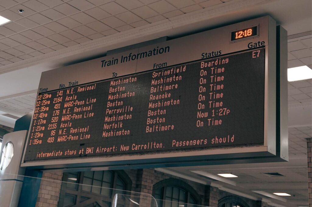 train travel board