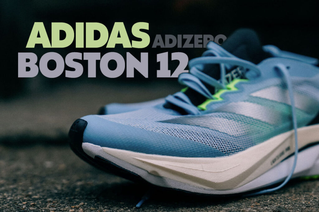 blue with white midsole adidas boston 12 running shoe
