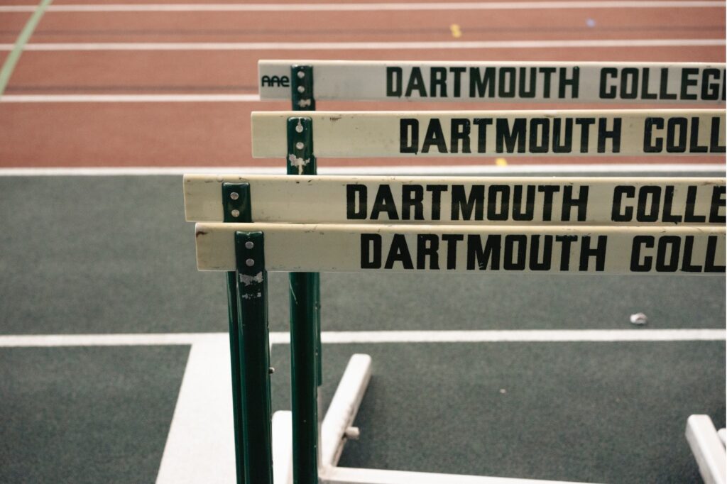 tracksmith varsity club - hurdles