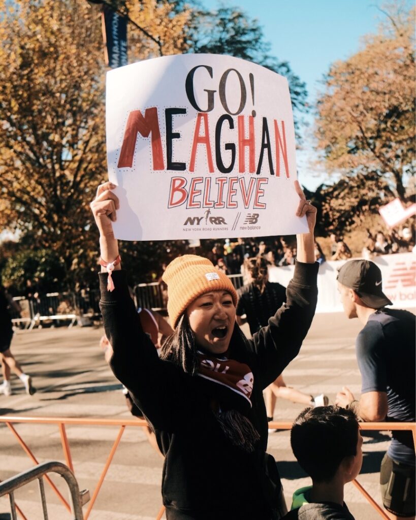 nyc marathon - go meg