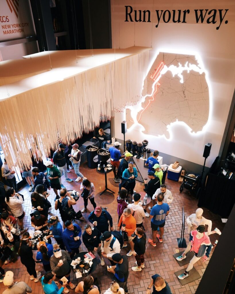nyc marathon - nb pop up