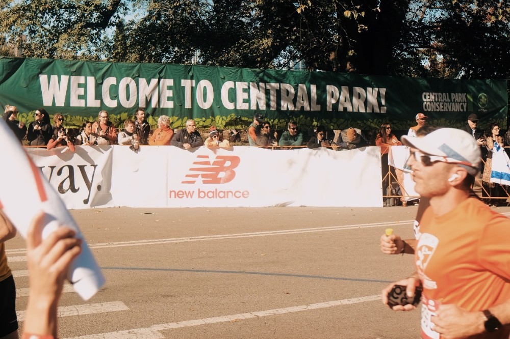 nyc marathon - welcome to central park
