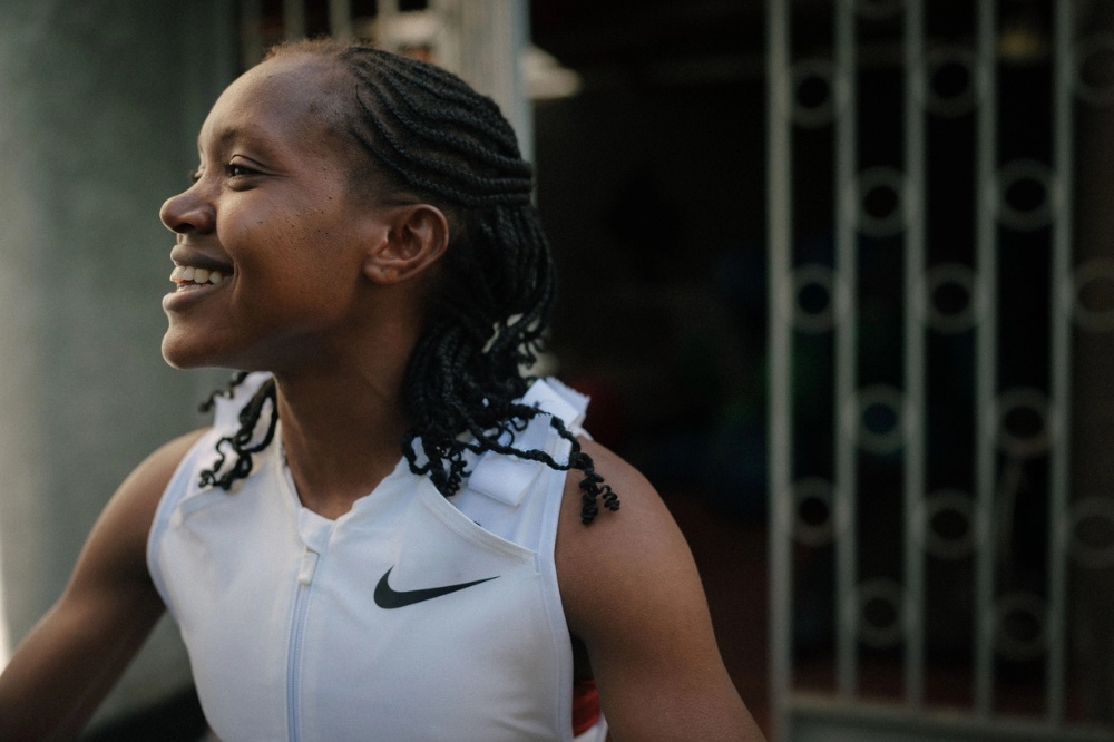 faith kipyegon - smiling