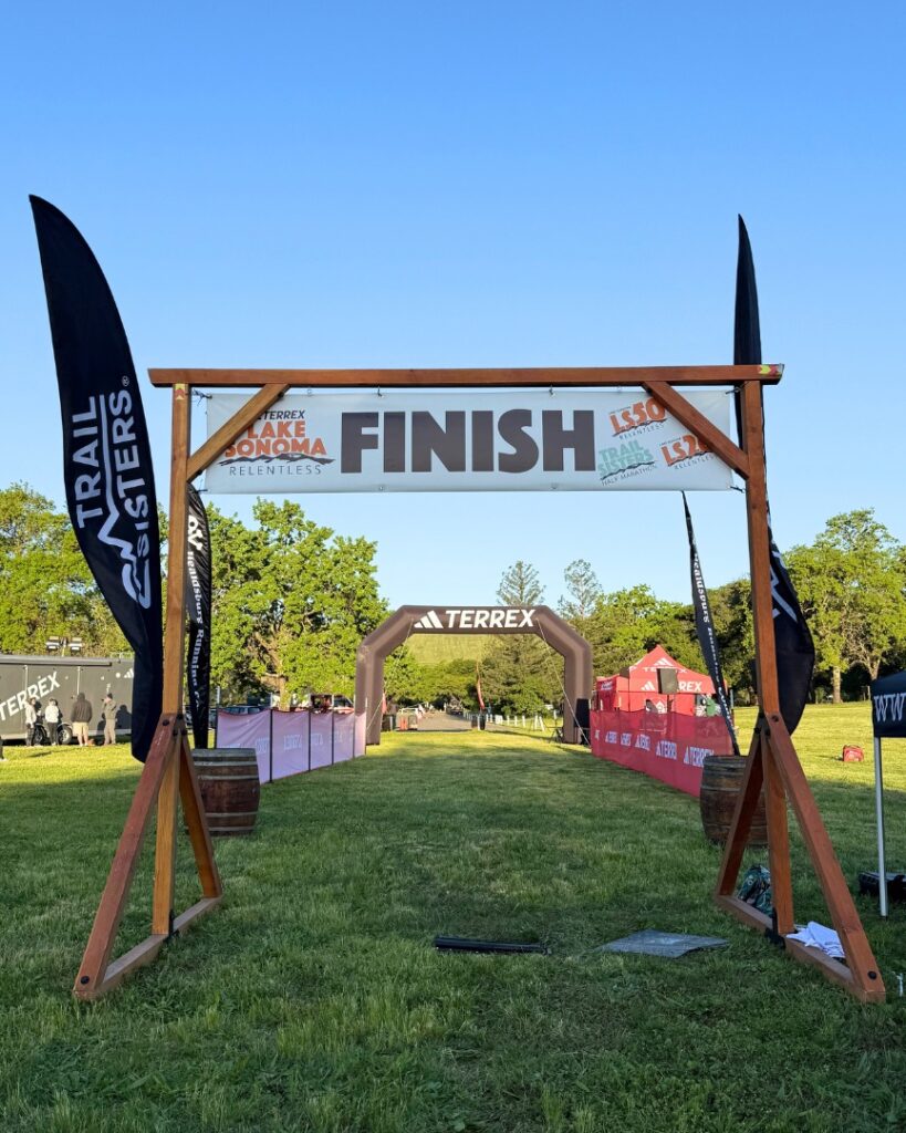 lake sonoma - finish line
