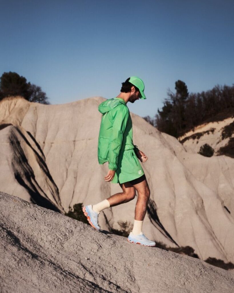 on x loewe - green jacket guy