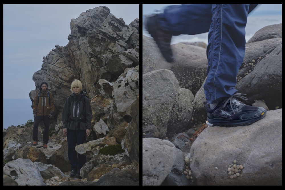 altra x and wander - cliff