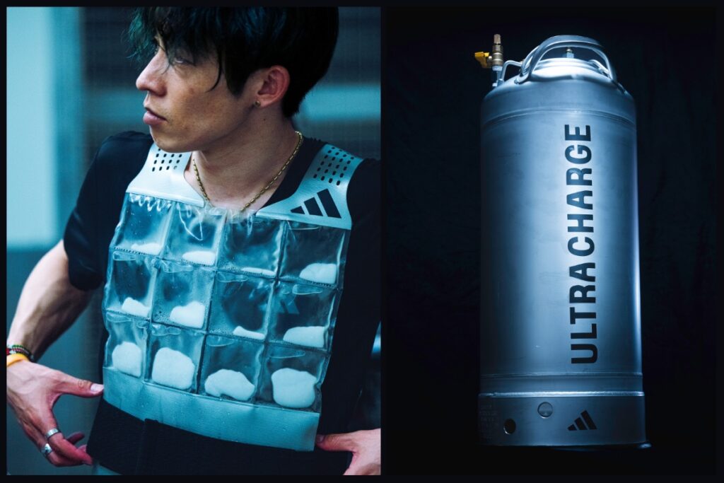 adidas chasing 100 - ice vest and turbo charge