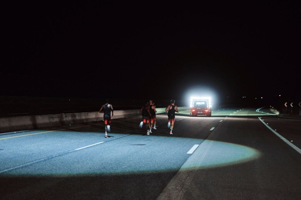 adidas chasing 100 - pace car