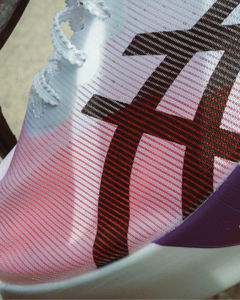 asics metaspeed ray - mesh upper