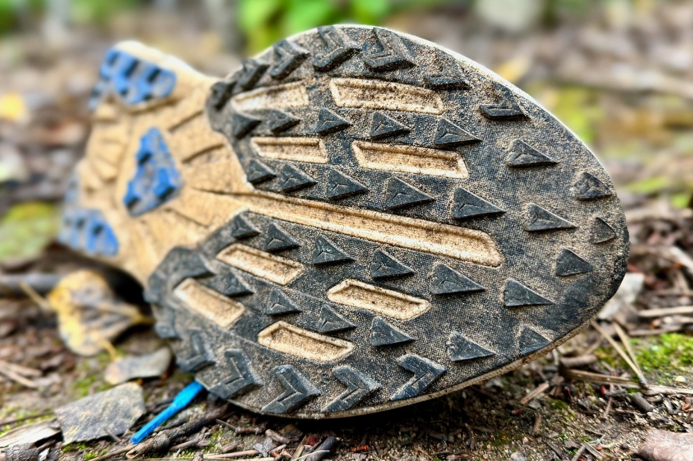 hoka rocket x trail - outsole forefoot