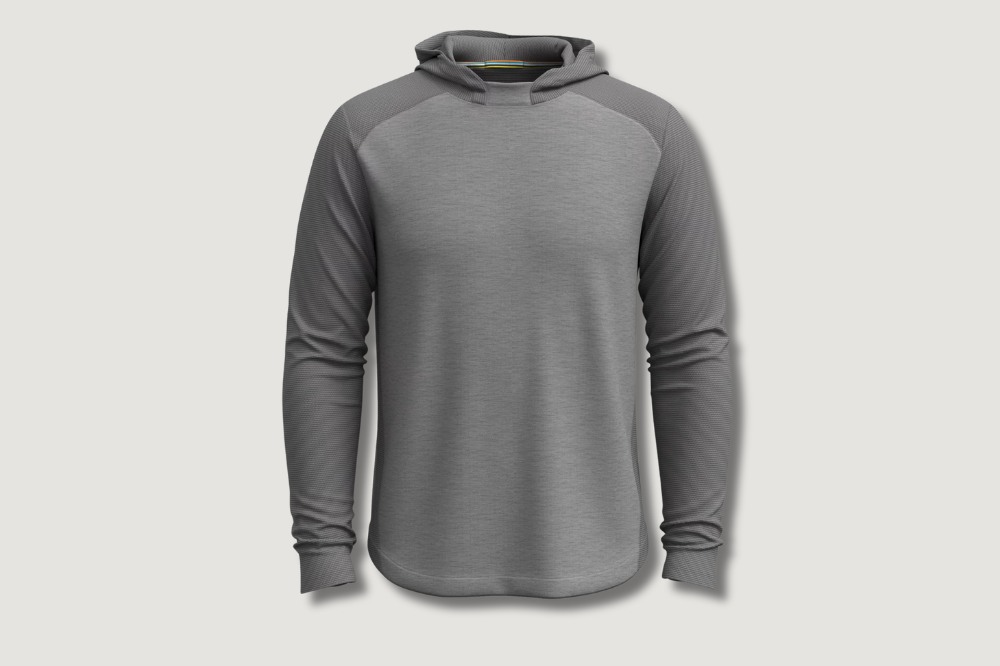best long sleeve running shirt - SMARTWOOL ACTIVE MESH HOODIE