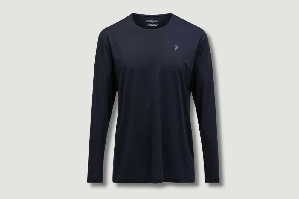 best long sleeve running shirt - peak performance polartec delta longsleeve