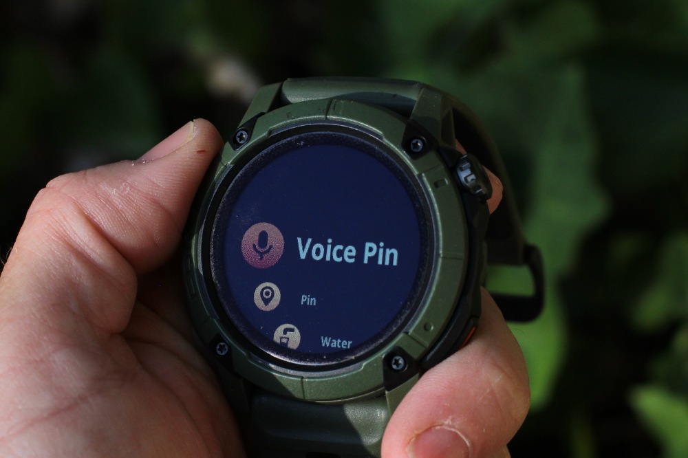 coros nomad - voice pin