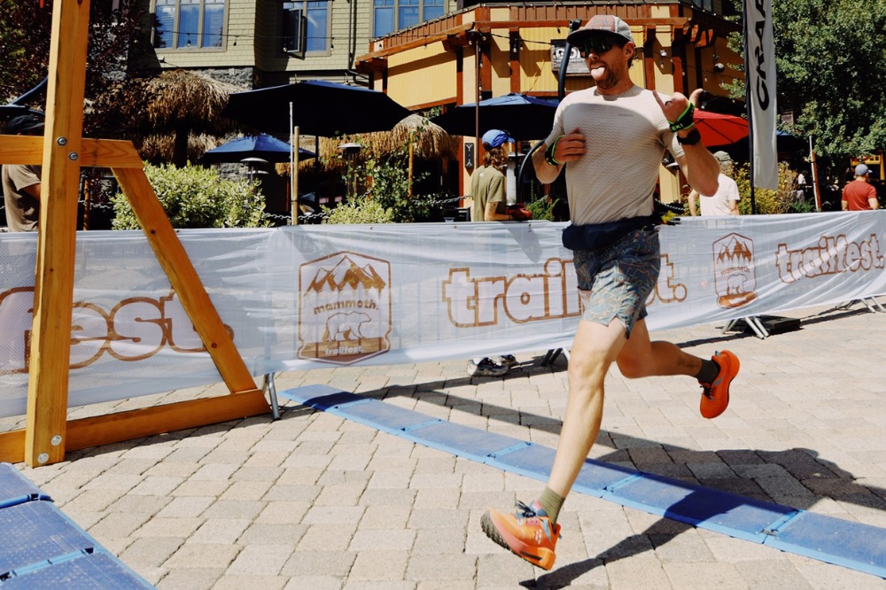 mammoth trailfest - finish line