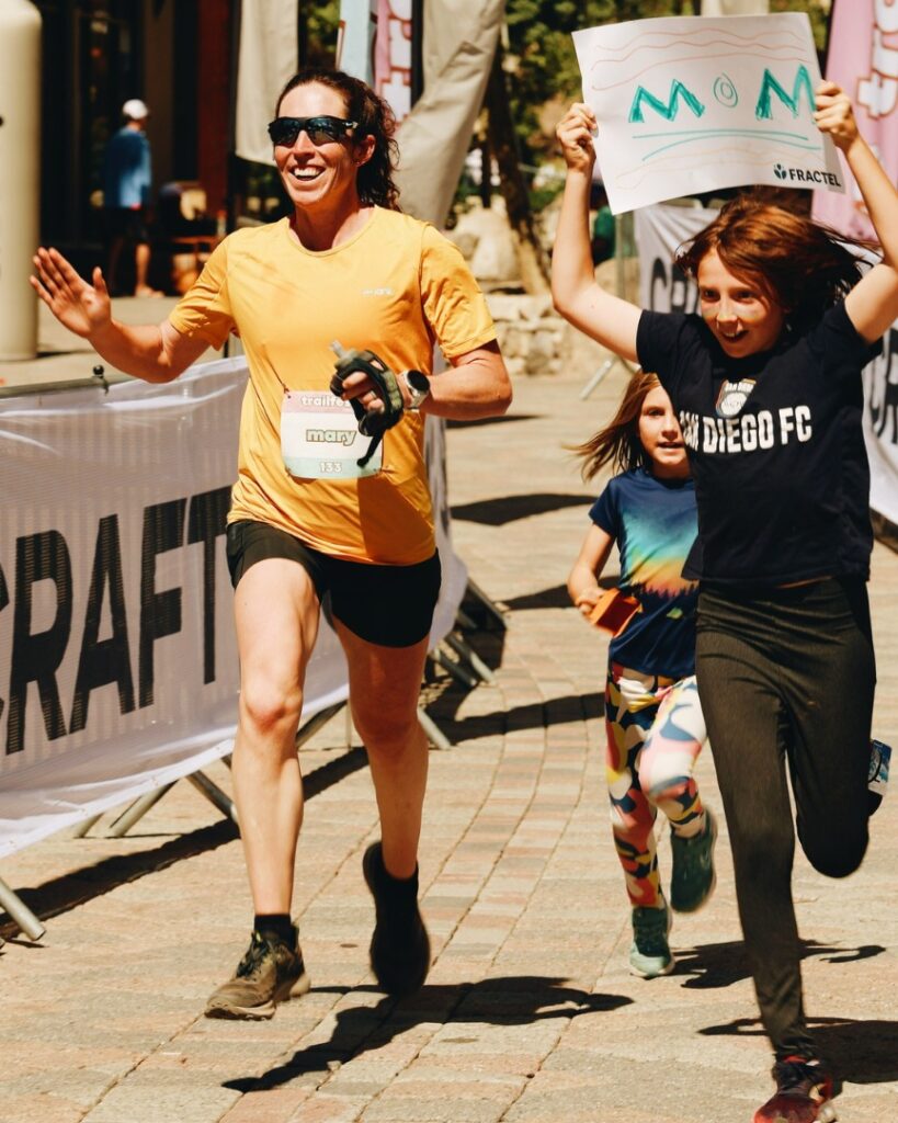 mammoth trailfest - mom and kids