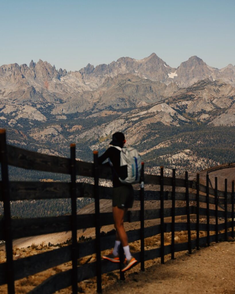 mammoth trailfest - mountain background