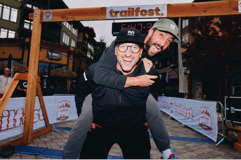 mammoth trailfest - taylor and justin