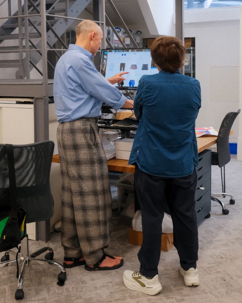 soar studio - looking at computer