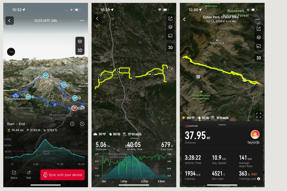 coros apex 4 - screenshot app 2