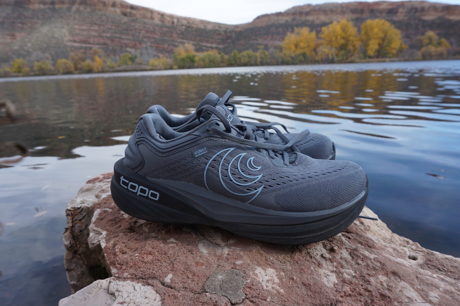 Scarpe Da Corsa Uomo Topo Athletic Phantom 3 | Neutro Alta Ammortizzazione | Drop 5mm, Grigio, 47 EU