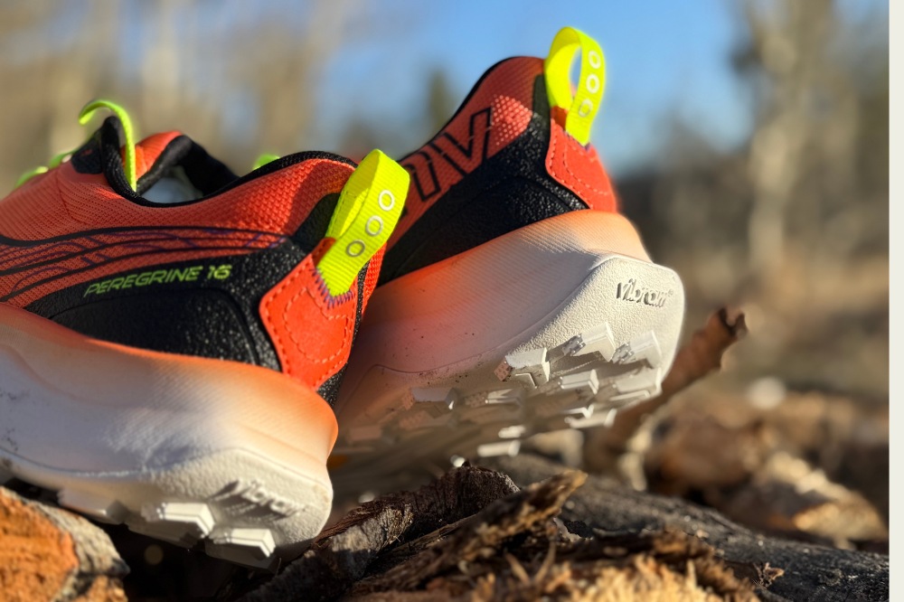 saucony peregrine 16 - heel tabs