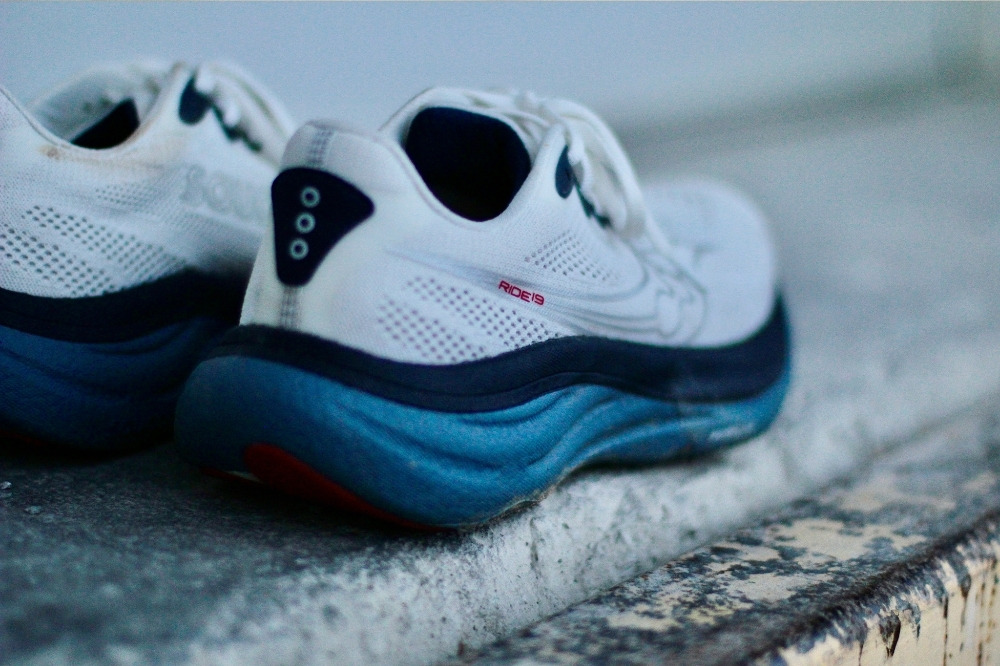 saucony ride 19 - rear landscape