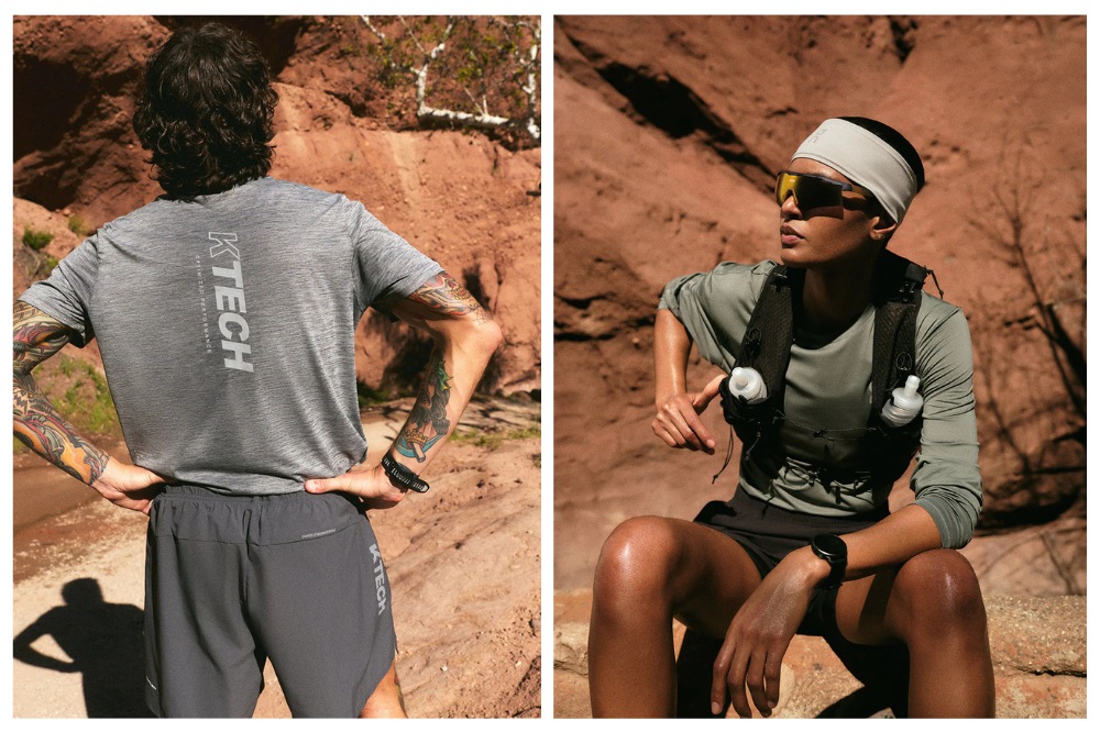 on x kith - tee shirt and vest