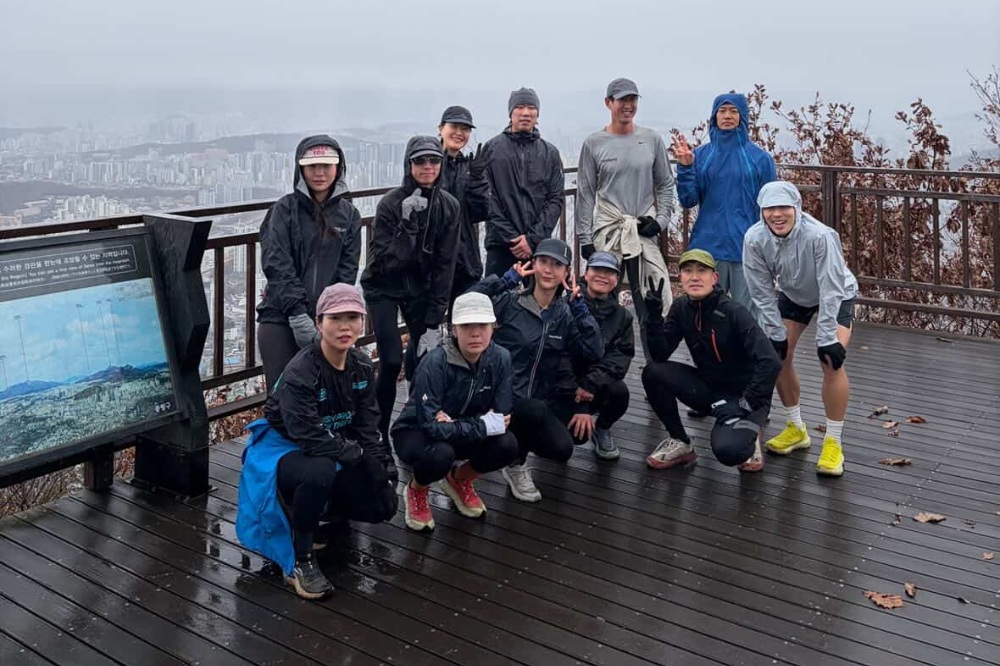 running in korea - group